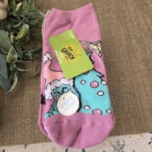 Dr. Suess The Grinch Pink and Green Women's Socks